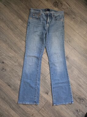 GAP Women's Light Blue Flare Jeans
